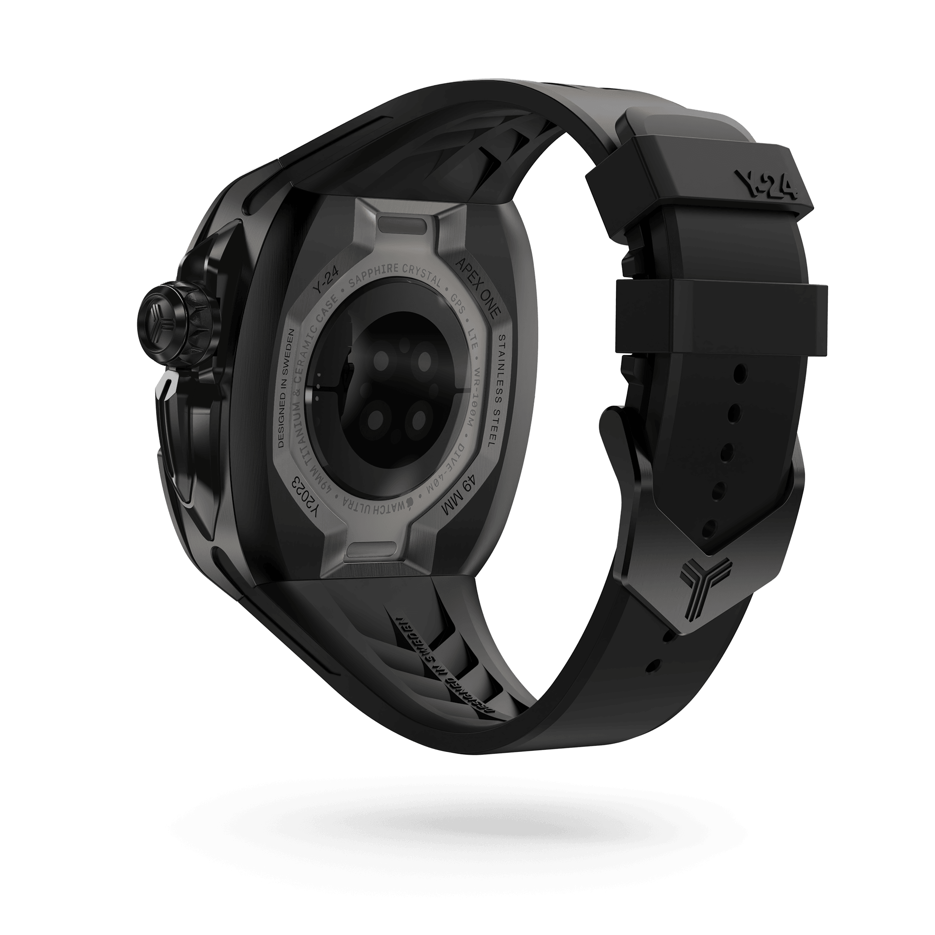 Experience the Y24 Brera Apple Watch Ultra Case, a masterpiece of style and refinement.