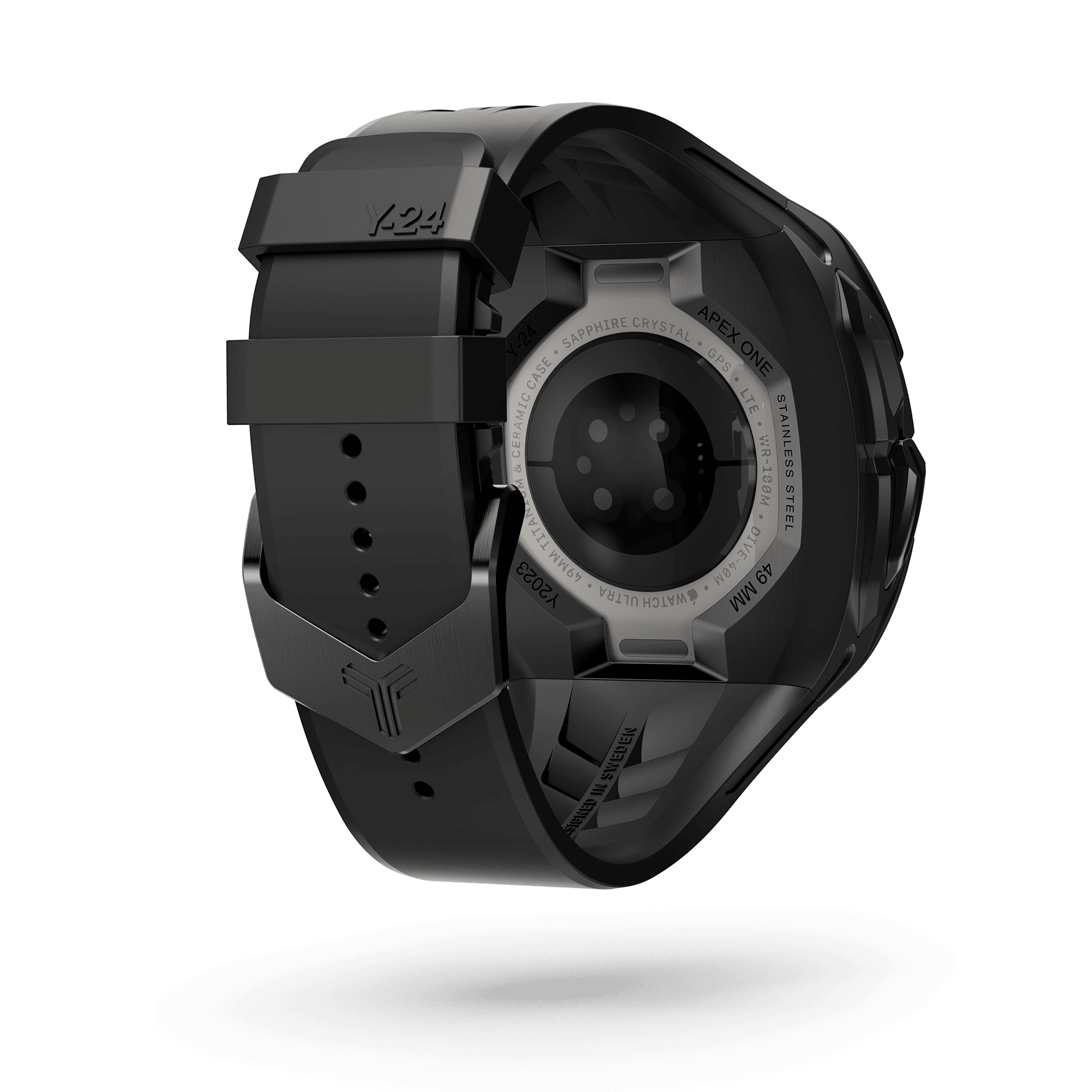 Experience the Y24 Brera Apple Watch Ultra Case, a masterpiece of style and refinement.