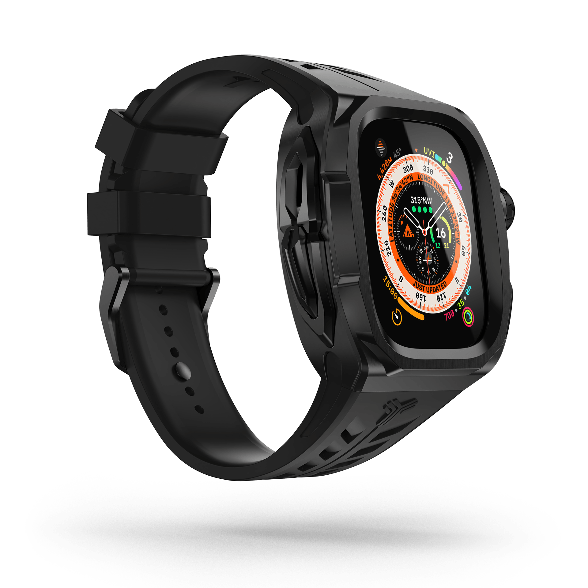 Experience the Y24 Brera Apple Watch Ultra Case, a masterpiece of style and refinement.